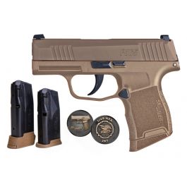 Image of Sig Sauer P365 9mm 3" NRA Edition Pistol, Coyote Tan - 365-9-COYXR3-NRA19