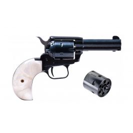 Image of Heritage Rough Rider .22 LR/.22 Magnum Combo 3.75" 6 Round Revolver, Mother of Pearl Birds Head Grip