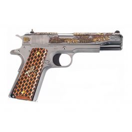 Image of Colt 1911 Government .38 Super Pistol, Stainless - O2091MEX