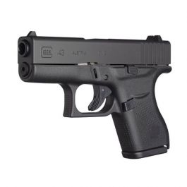 Image of Glock G43 9mm Pistol w/ Night Sights, Black - PN4350701