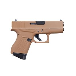 Image of Glock G43 9mm 6rd 3.39" Pistol, FDE - ACG-00825