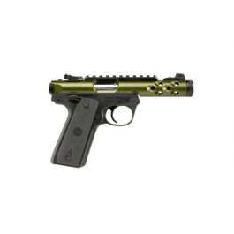 Image of Ruger Mark IV 22/45 LITE 4.4" 10rd .22lr Pistol, Green/Black - 43916