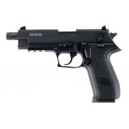 Image of ATI GSG Firefly 4.9" .22lr Threaded Barrel Pistol, Black - GERG2210TFF