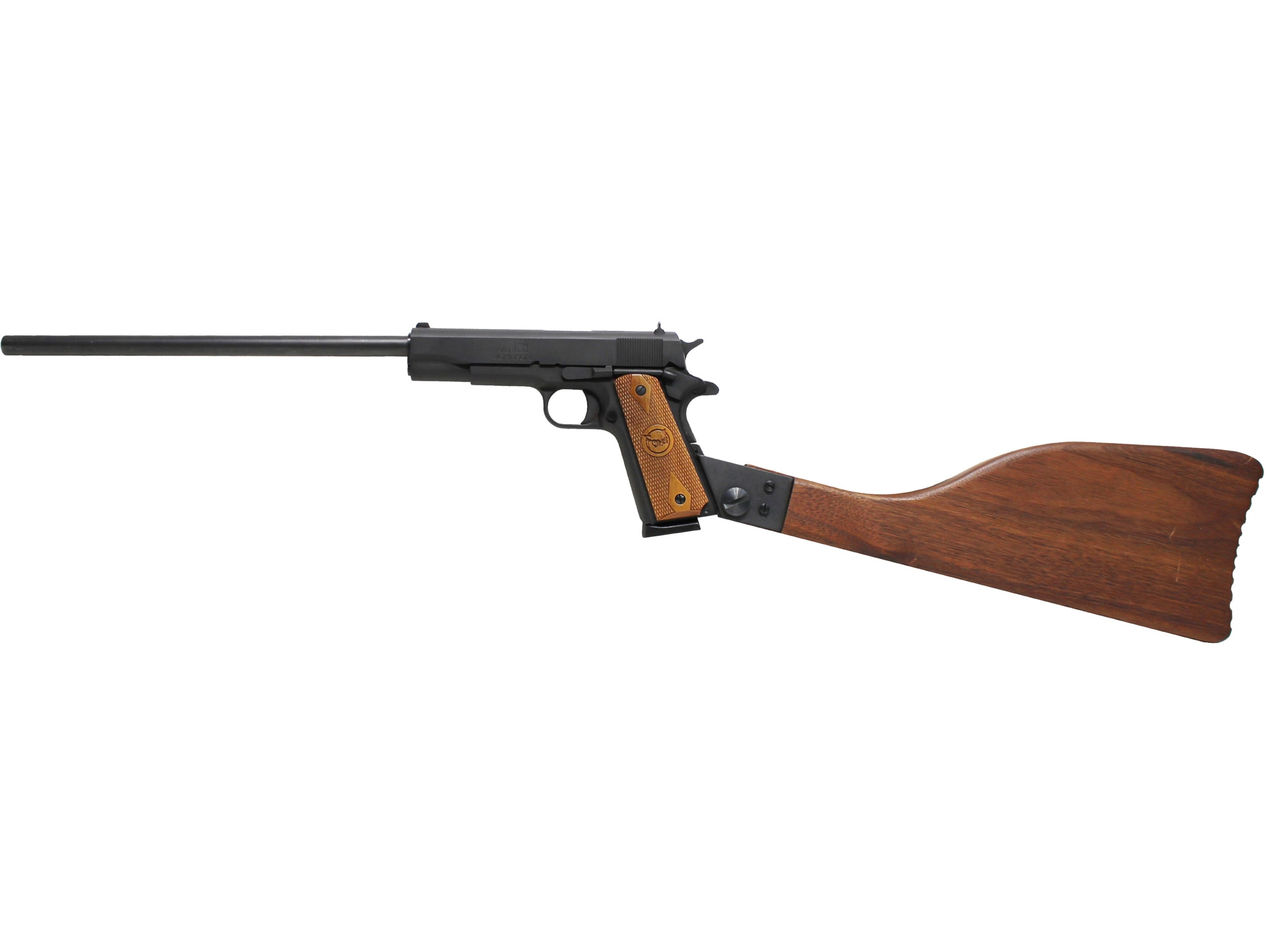 Image of Iver Johnson 1911A1 Rifle 45 ACP 16" Barrel, 8-Round Matte, Detachable Wood Stock