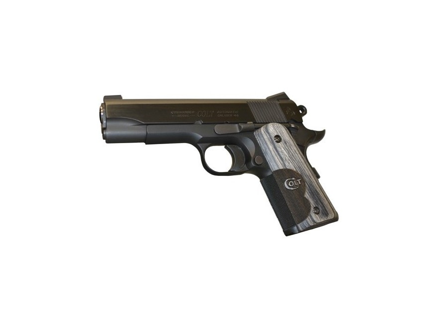 Image of Colt 1911 Wiley Clapp CCO Pistol 45 ACP 4.25" Barrel 6-Round Blue Grip Novak Brass Bead Front Sight LoMount Rear Sight