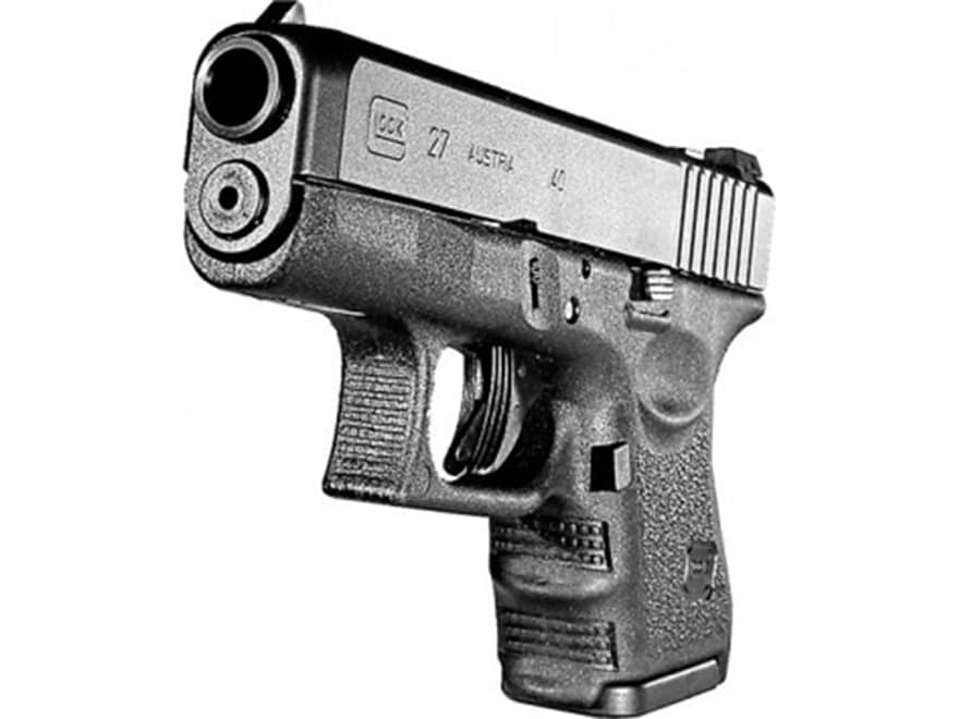 Image of Glock G27 Standard 40 S&W 3.46" Barrel, FS Poly Grip/Frame Black, 9rd