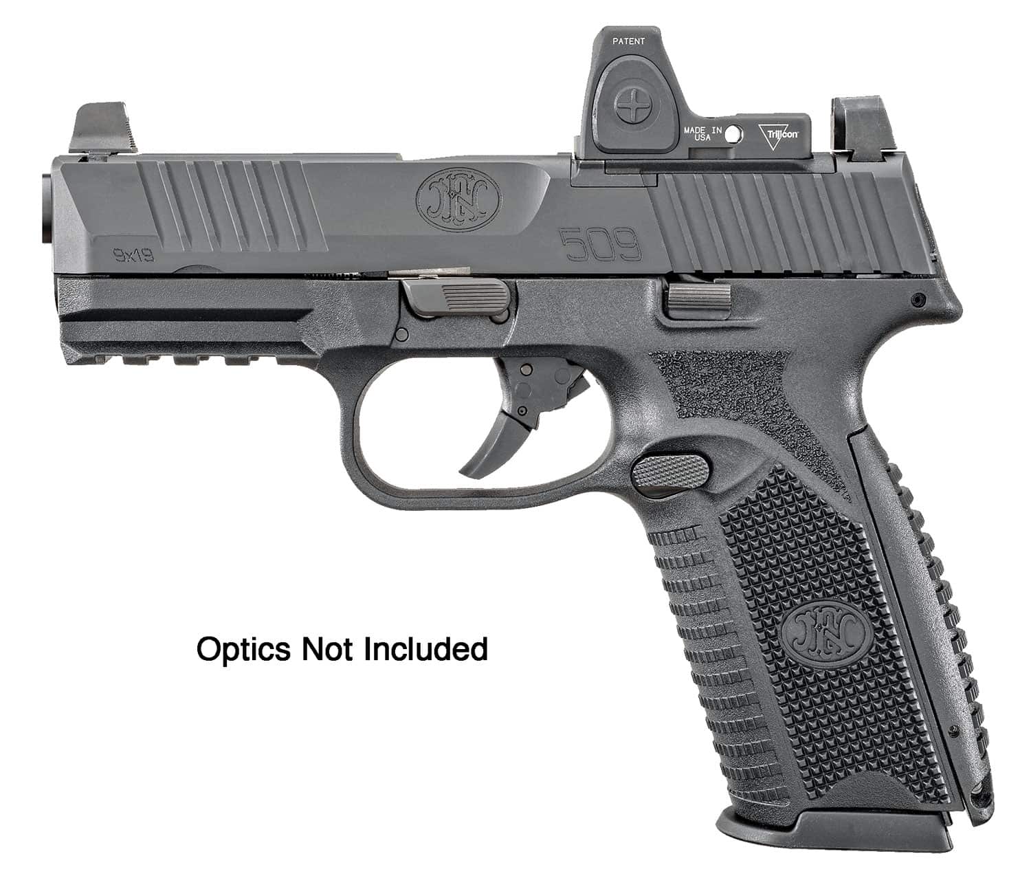 Image of FN 509 Mid-Size MRD 9mm, 4" Barrel, Optic Ready, 15rd