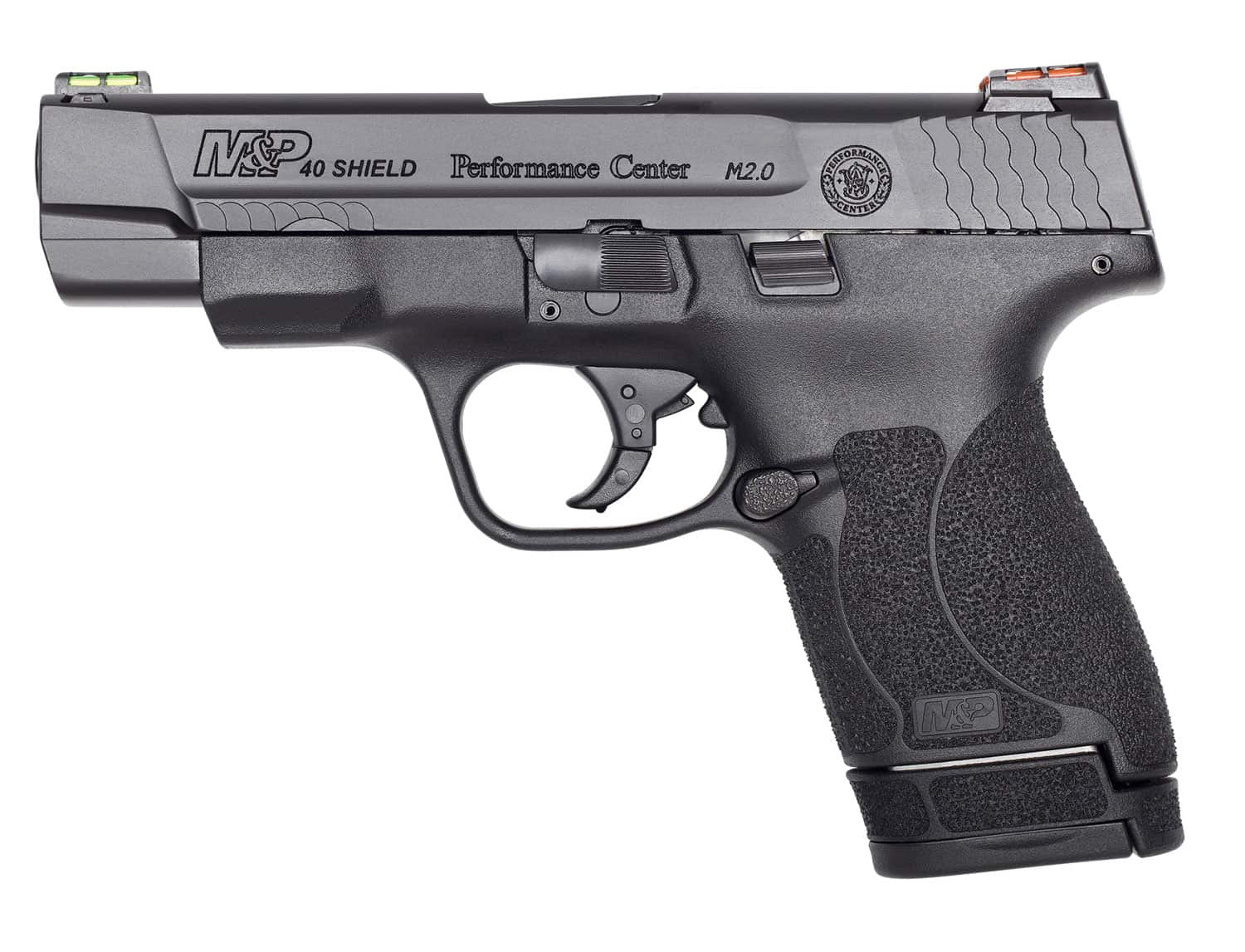 Image of Smith & Wesson M&P Shield M2.0 Performance Center 40 Smith & Wesson, 4", 6rd/7rd, Black