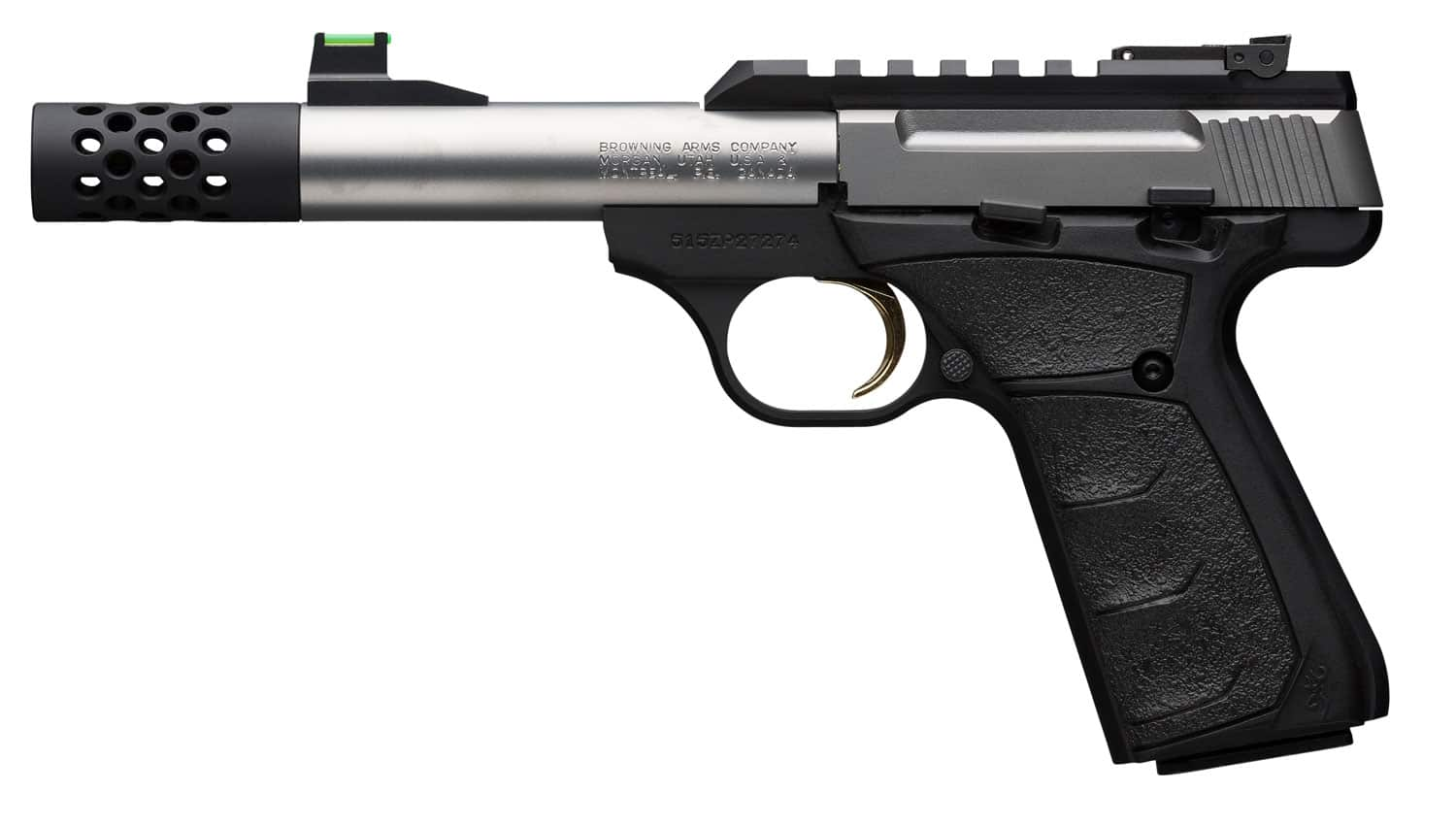 Image of Browning Buck Mark+ Micro Bull UFX 22 LR, 4.4" Bull Barrel, Suppressor Ready