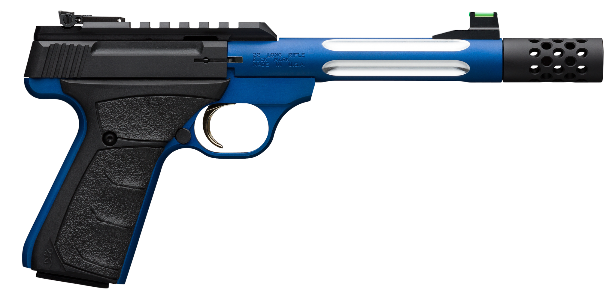 Image of Browning Buck Mark+ Light Competition UFX 22 LR, 5.9" Blue Barrel, Suppressor Ready, Rug