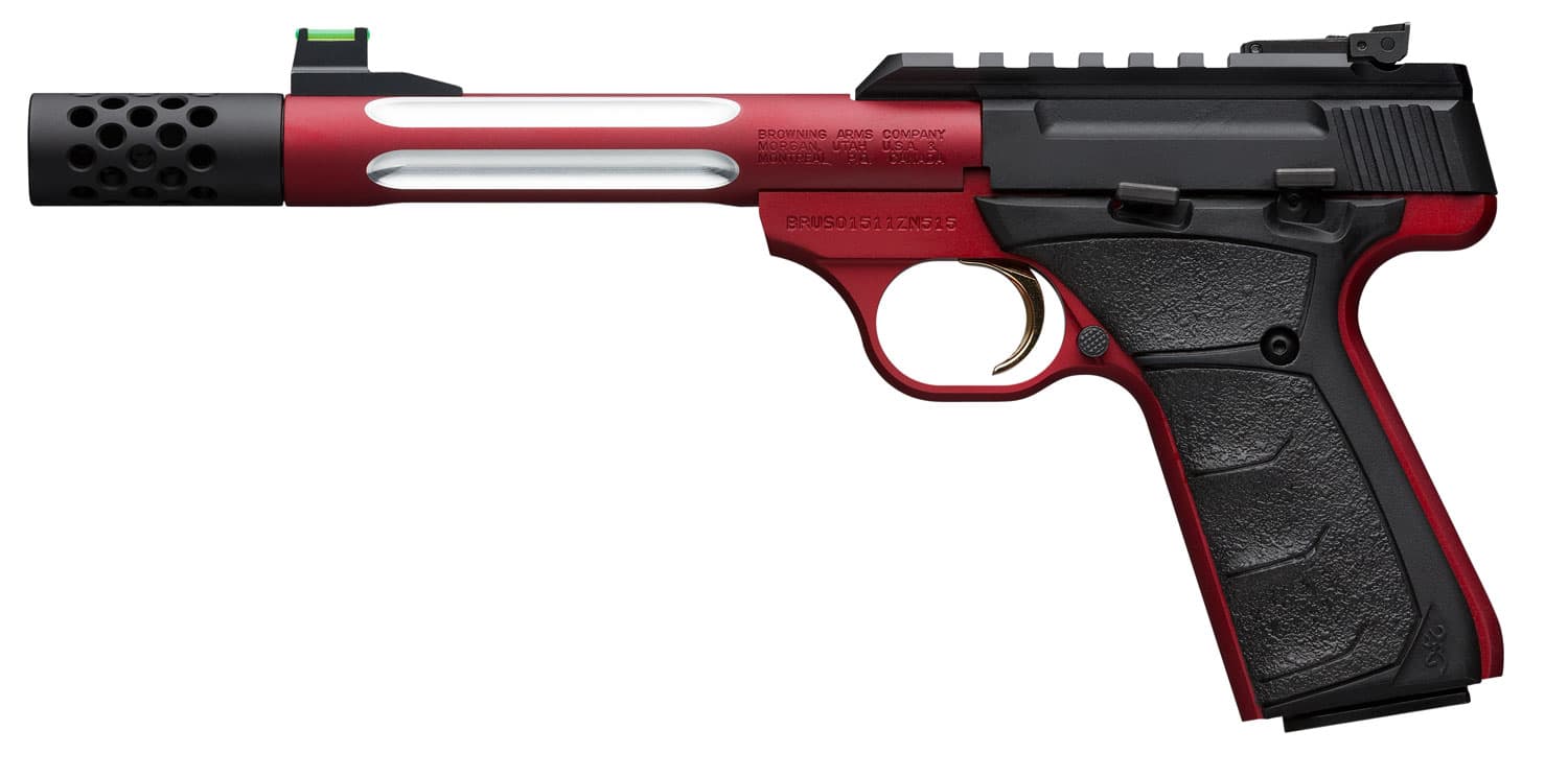 Image of Browning Buck Mark+ Light Competition UFX 22 LR, 5.9" Barrel, Suppressor Ready, Red