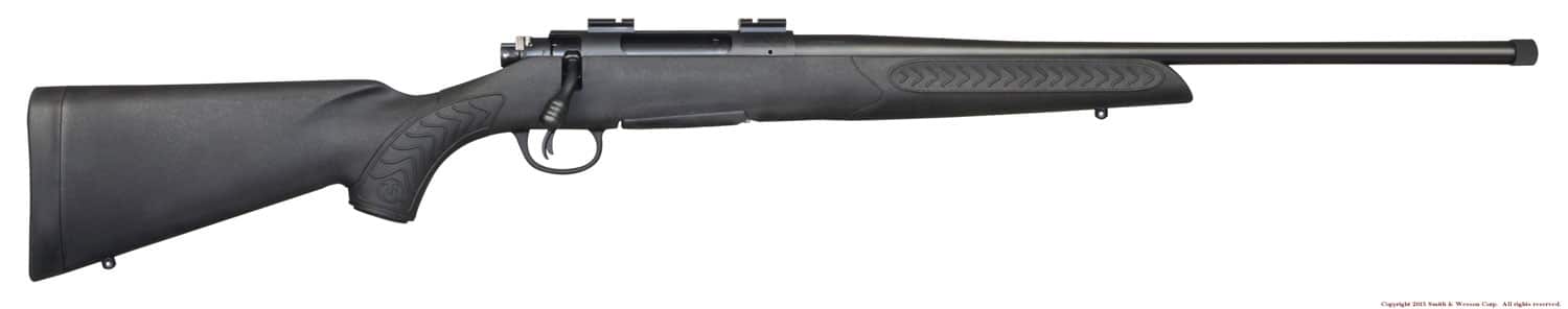 Image of Thompson Center Compass II 270 Win, 22" Threaded Barrel, Black, Synthetic Stock, Gen2 Trigger, 5rd