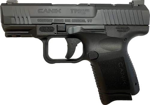 Image of Canik TP9 Elite SC Blackout Edition 9mm, 3.6" Barrel, Polymer, Black, Micro Red-Dot Base, Holster, Back Straps, 2x12rd