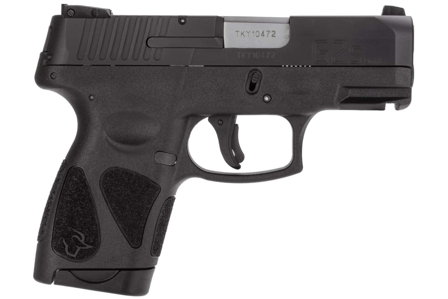 Image of Taurus G2S Slim Black 9mm, 3.25" Barrel Black Polymer Grip/Frame 7rd Mag