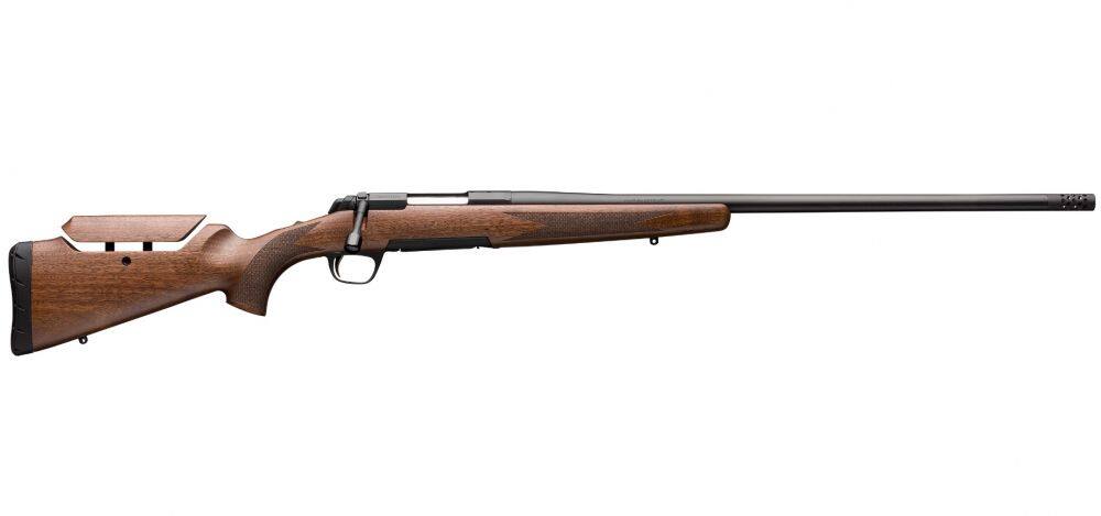 Image of Browning 035481282 X-Bolt Hunter Long Range 6.5 Creedmoor 4+1 22" Satin Walnut Fixed w/Adjustable Comb Stock Matte Blued Right Hand