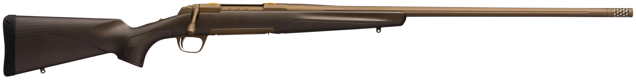 Image of Browning 035443244 X-Bolt Pro Long Range 300 RUM 3+1 26" Burnt Bronze Cerakote Fixed w/Textured Gripping Panels Stock Right Hand