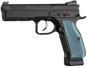 Image of CZ 75 Shadow 2 9mm, 5.4", Optic Ready, Blue Grips, 19rd