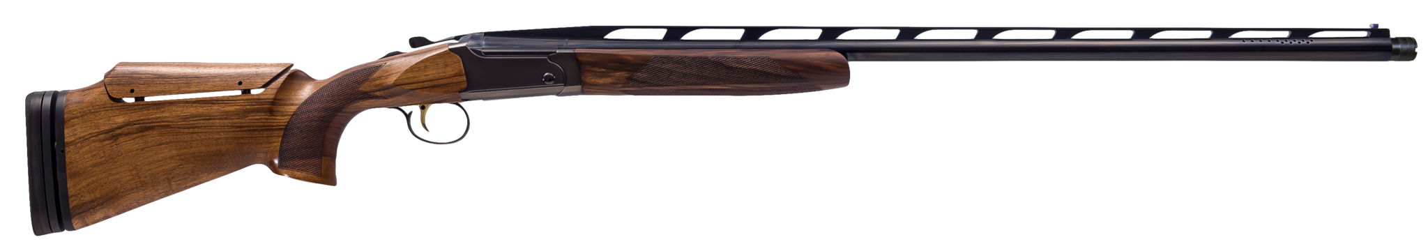 Image of CZ All-American Single Trap 12 Ga, 30" Barrel, Hinge Action, 14 - 15 Lop, Adjustable Comb, Walnut Stock, Beaver-Tail Forend