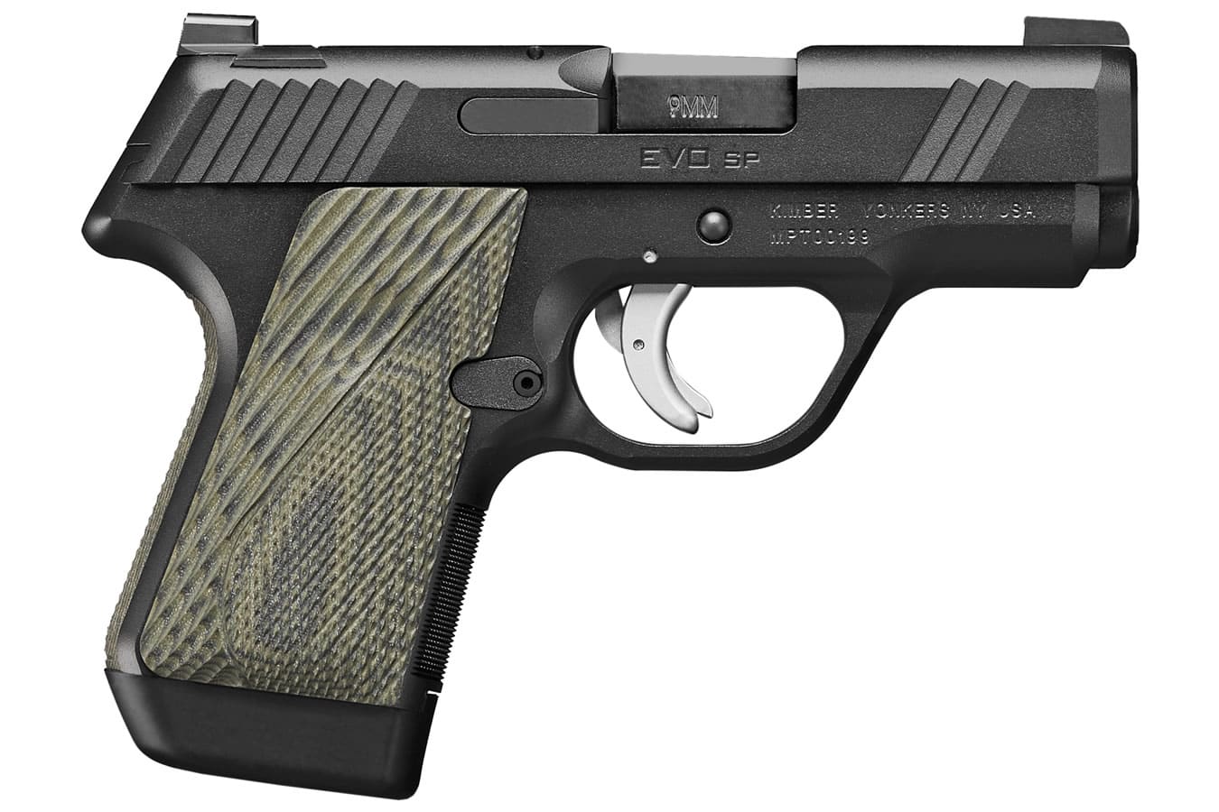 Image of Kimber EVO SP TLE 9mm, 3" Barrel, Tritium Night Sights, Striker Fired, G10 Grips, 7rd Mag