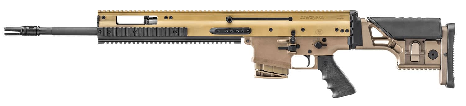 Image of FN SCAR 20S 6.5 Creedmoor, 20" Chrome Lined Barrel, Flat Dark Earth, 20rd