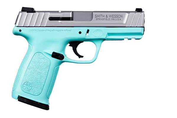 Image of SMITH & WESSON SD9VE ROBINS EGG BLUE - 13344