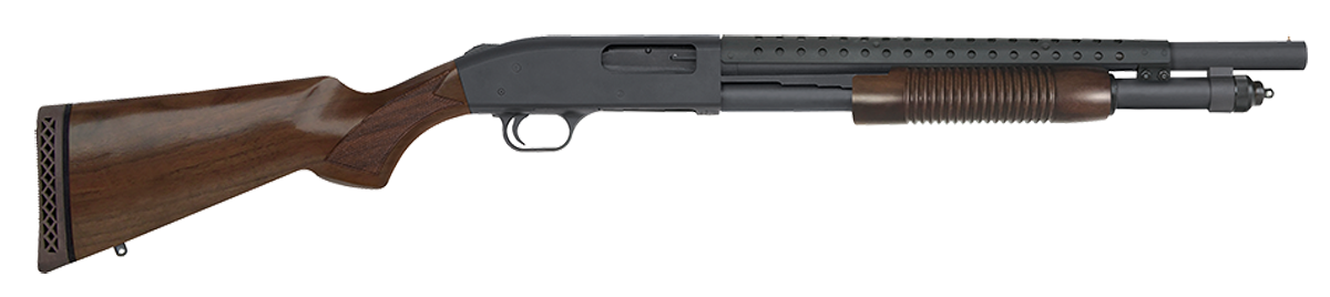 Image of Mossberg Retrograde Persuader 12 Ga, 18.5" Barrel, Walnut