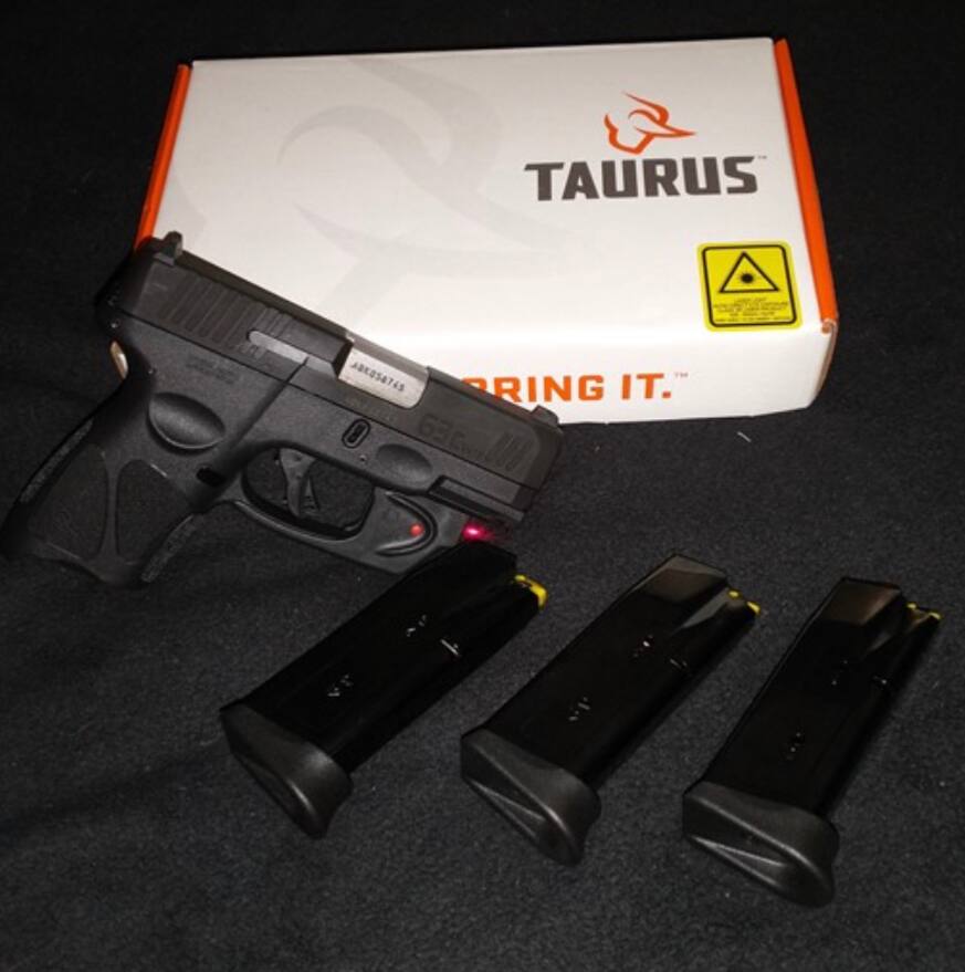 Image of TAURUS g3c w/viridian red laser