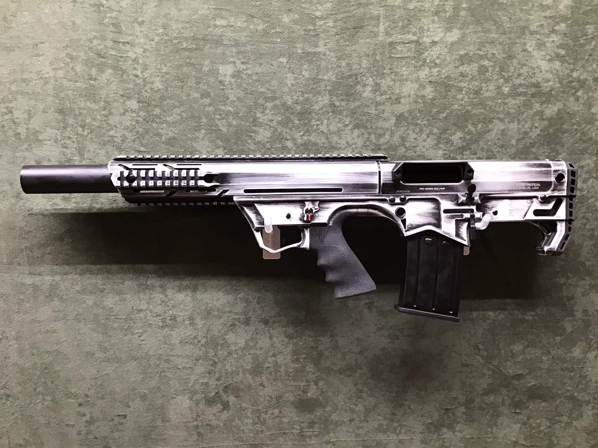 Image of BLACK ACES TACTICAL Bullpup Distressed White Left Handed