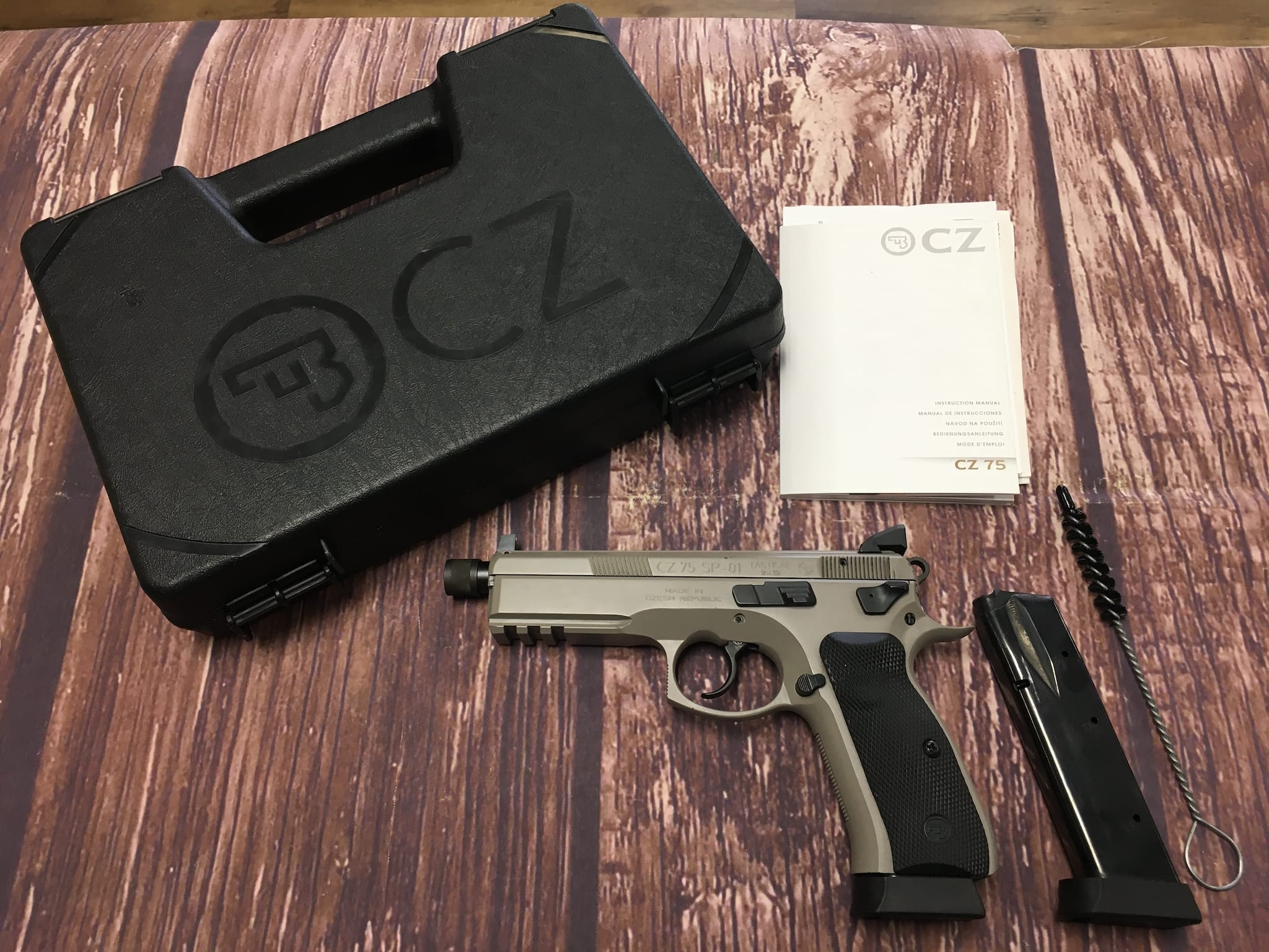 Image of CZ-USA CZ 75 SP-01 Tactical Urban Grey Suppressor-Ready