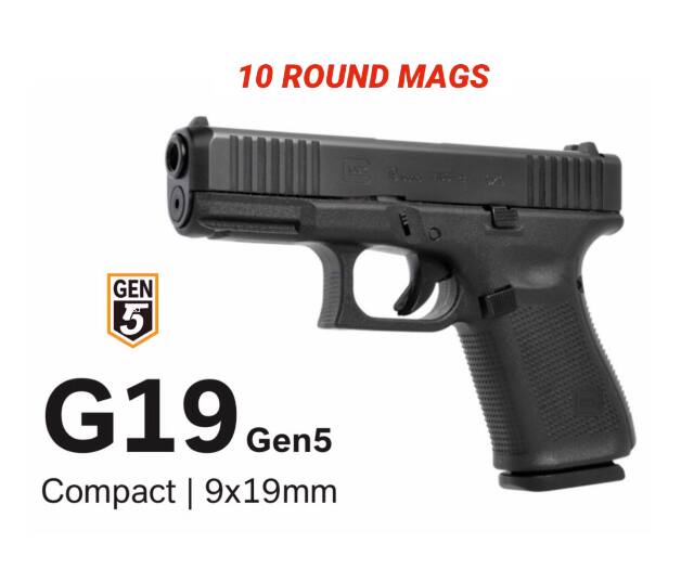 Image of GLOCK 19 G19 Gen 5 10 Round Mags