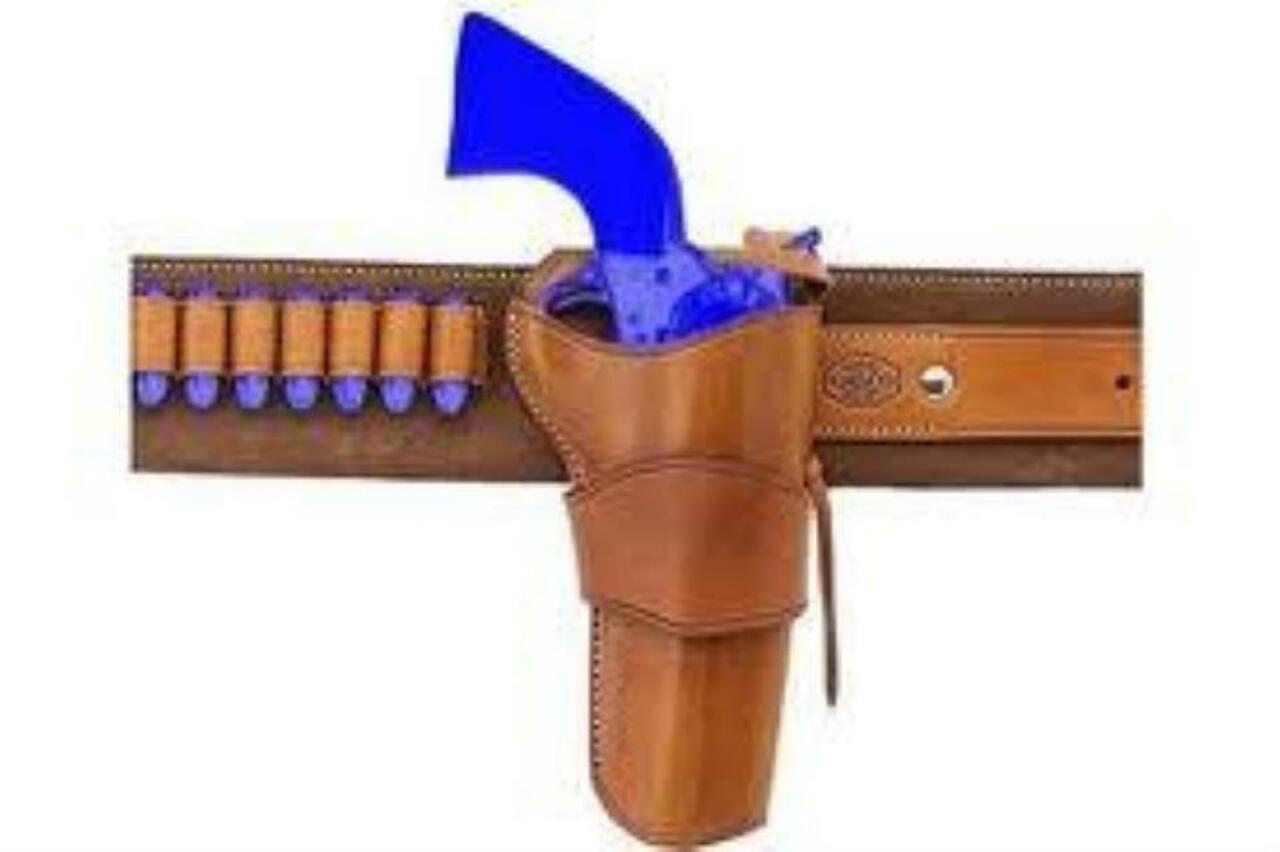 Image of Galco Duke Colt SAA 4.75", Ruger Vaquero 4 5/8", Tan, Right Hand