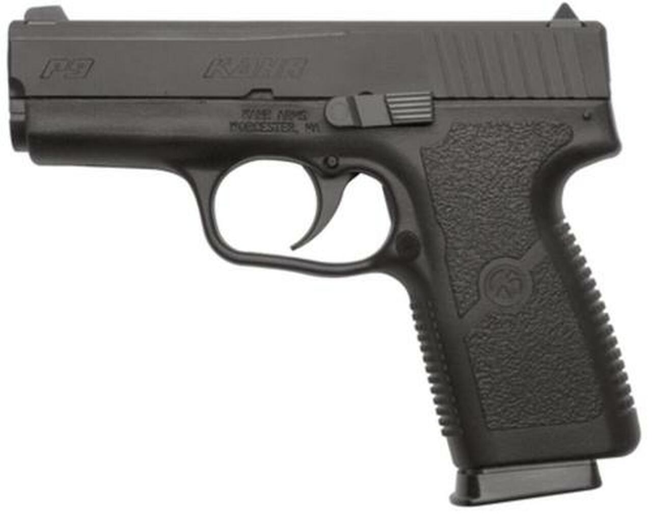 Image of Kahr Arms KP9094 P9 Standard DAO 9mm 3.5" Barrel, Synthetic Grip Black Poly Frame/Black Stainless, 6rd