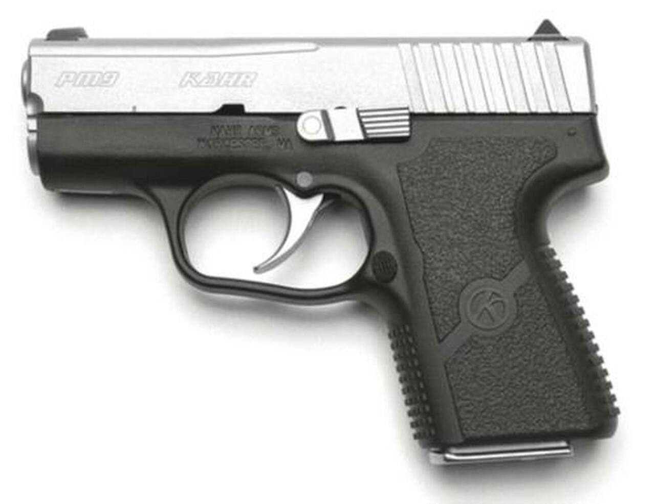 Image of Kahr Arms PM9 DAO 9mm 3", /7+1 Black Poly Grip/Stainless, 6 rd