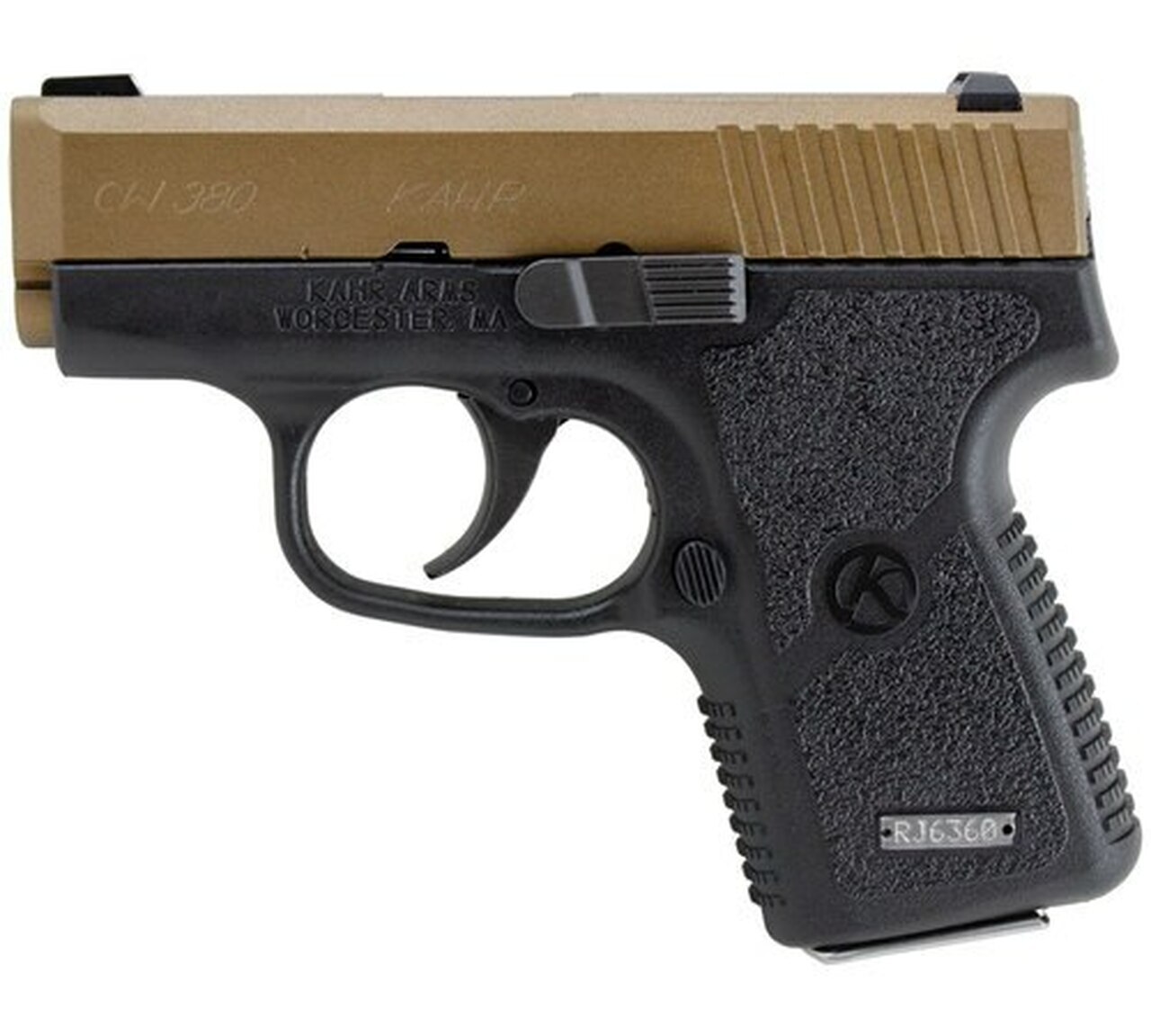 Image of KAHR ARMS CW SERIES BURNT BRONZE Finish 380 ACP 6 Rd Mag