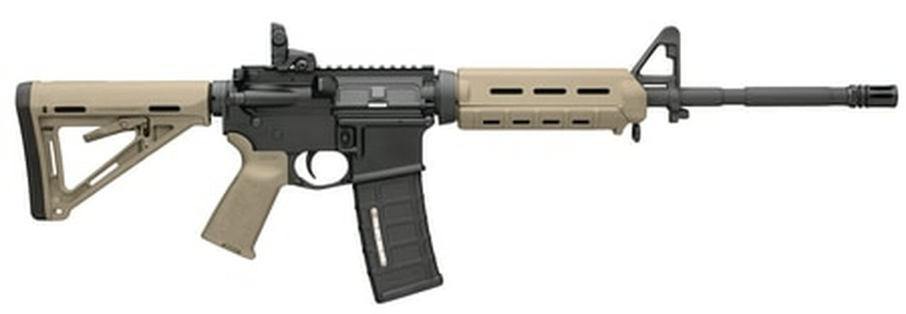 Image of Bushmaster AR-15 5.56/223 MOE M4 Carbine, Flat Dark Earth, Magpul MOE Equiped 30rd Mag