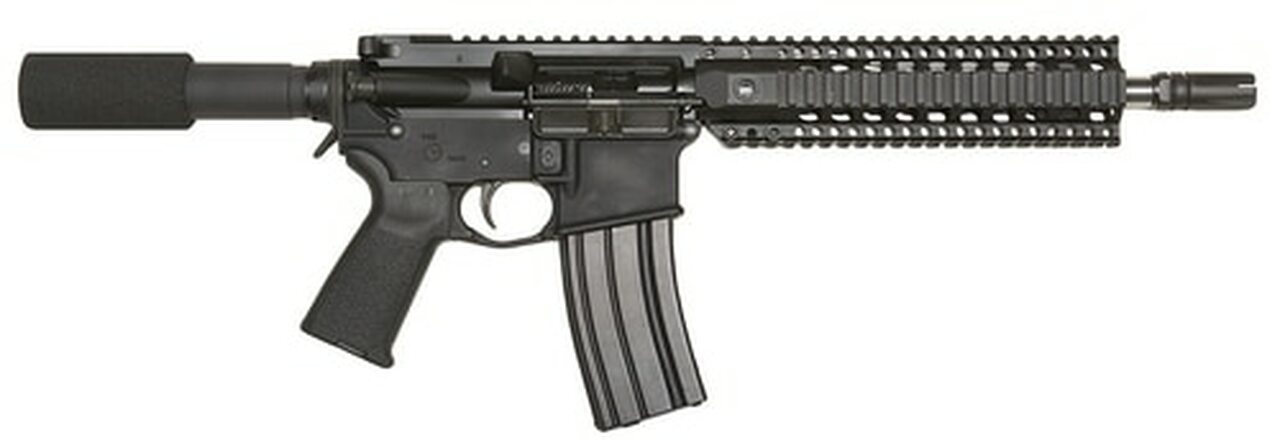 Image of Bushmaster XM-15 Enhanced Patrolmans Pistol, .223/5.56, 10.5", 30rd, Black