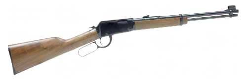 Image of Henry Lever 22 Youth Lever 22LR 16.12" Barrel, American Walnut Stock Blue, 12rd