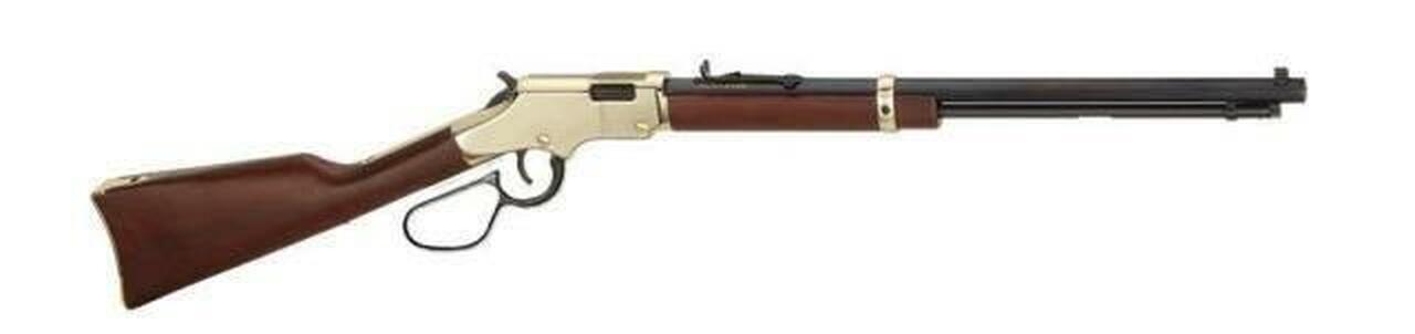 Image of Henry Golden Boy .17 HMR, 20" Barrel, Large Loop, American Walnut, Brasslite, 12rd