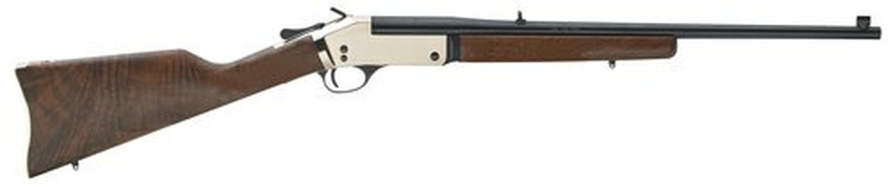 Image of Henry Singleshot .357 Mag, 22" Barrel, Wood Stock, Brass Receiver, Blued Barrel