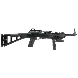 Image of Hi-Point 995TS Carbine FGFL 9mm Luger 10 Round Semi Auto Rifle with Forward Grip and Flashlight, Skeletonized - 995FGFLTS