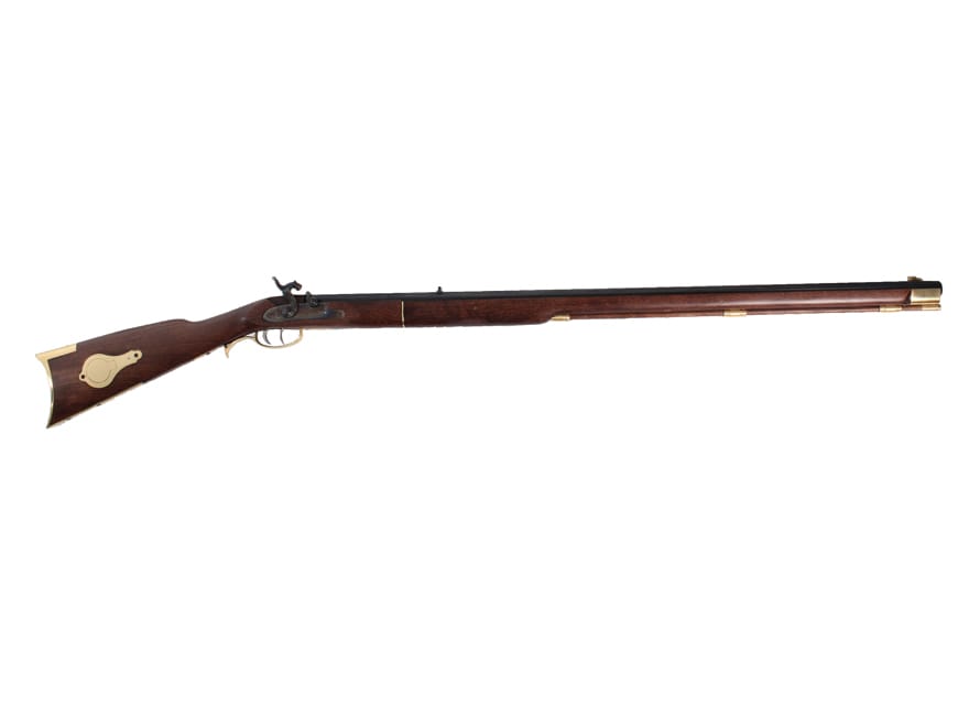 Image of Traditions Deluxe Kentucky Muzzleloading Rifle 50 Caliber Percussion 33.5" Blued Barrel Select Hardwood Stock