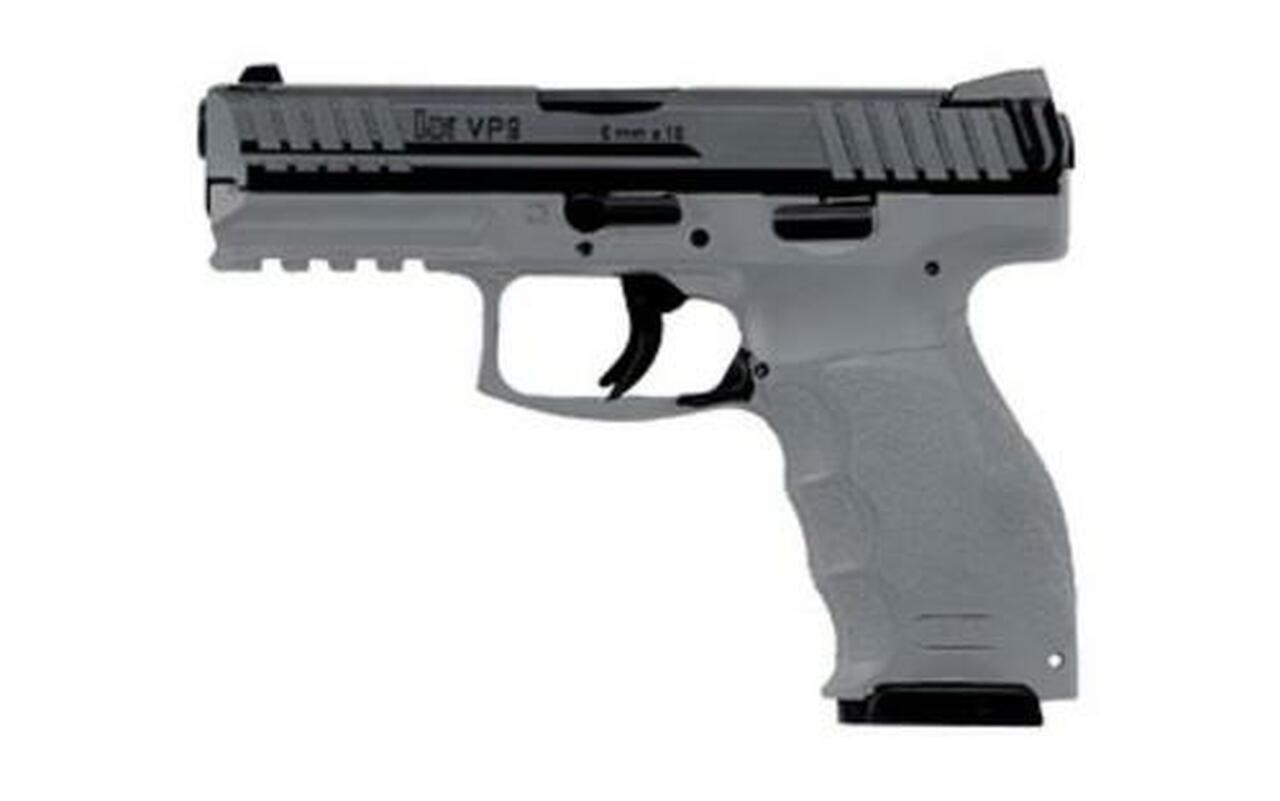 Image of HK VP9 9mm Grey 4" Barrel Night Sights 15rd Mag