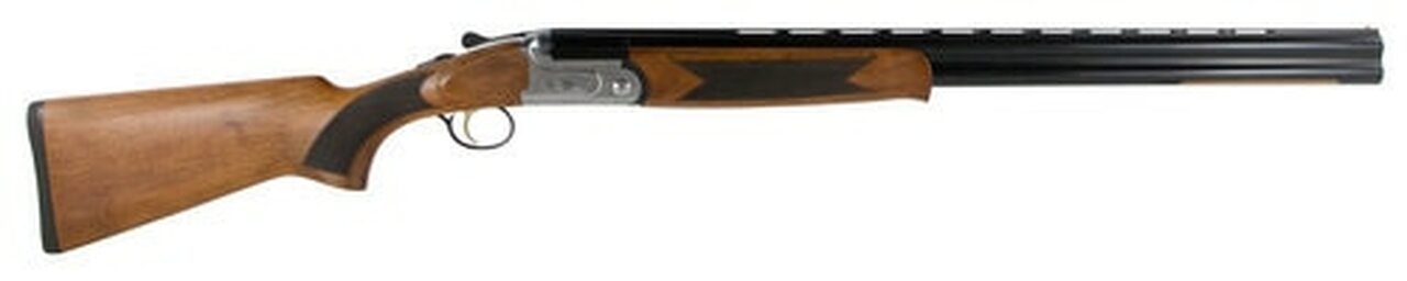 Image of Dickinson Green Wing 12 Ga, 26" Barrel, 3" Chamber, Wood Stock, Silver Engraved, 2rd