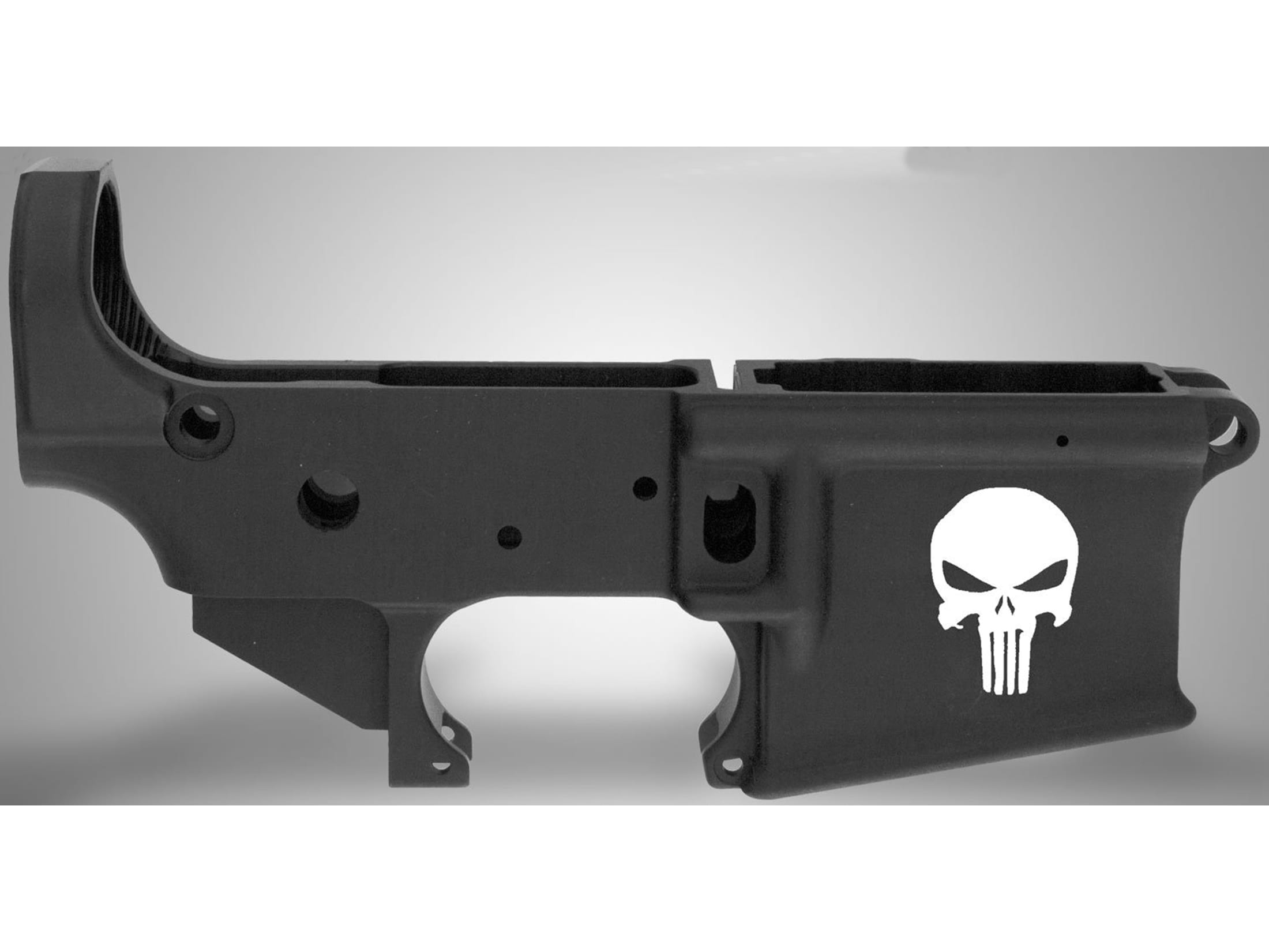 Image of Anderson AM-15 AR-15 Stripped Lower Receiver Punisher Aluminum Black