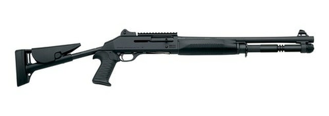 Image of Benelli M1014 Limited Edition, Semi-Auto 12 Ga, 18.5", Ghost Ring Sights, Pistol Grip Stock, CA Model