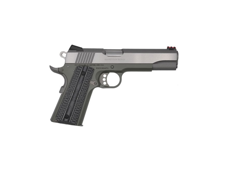 Image of Colt 1911 Government Competition Pistol 9mm Luger 5" Barrel 9-Round Jungle Green