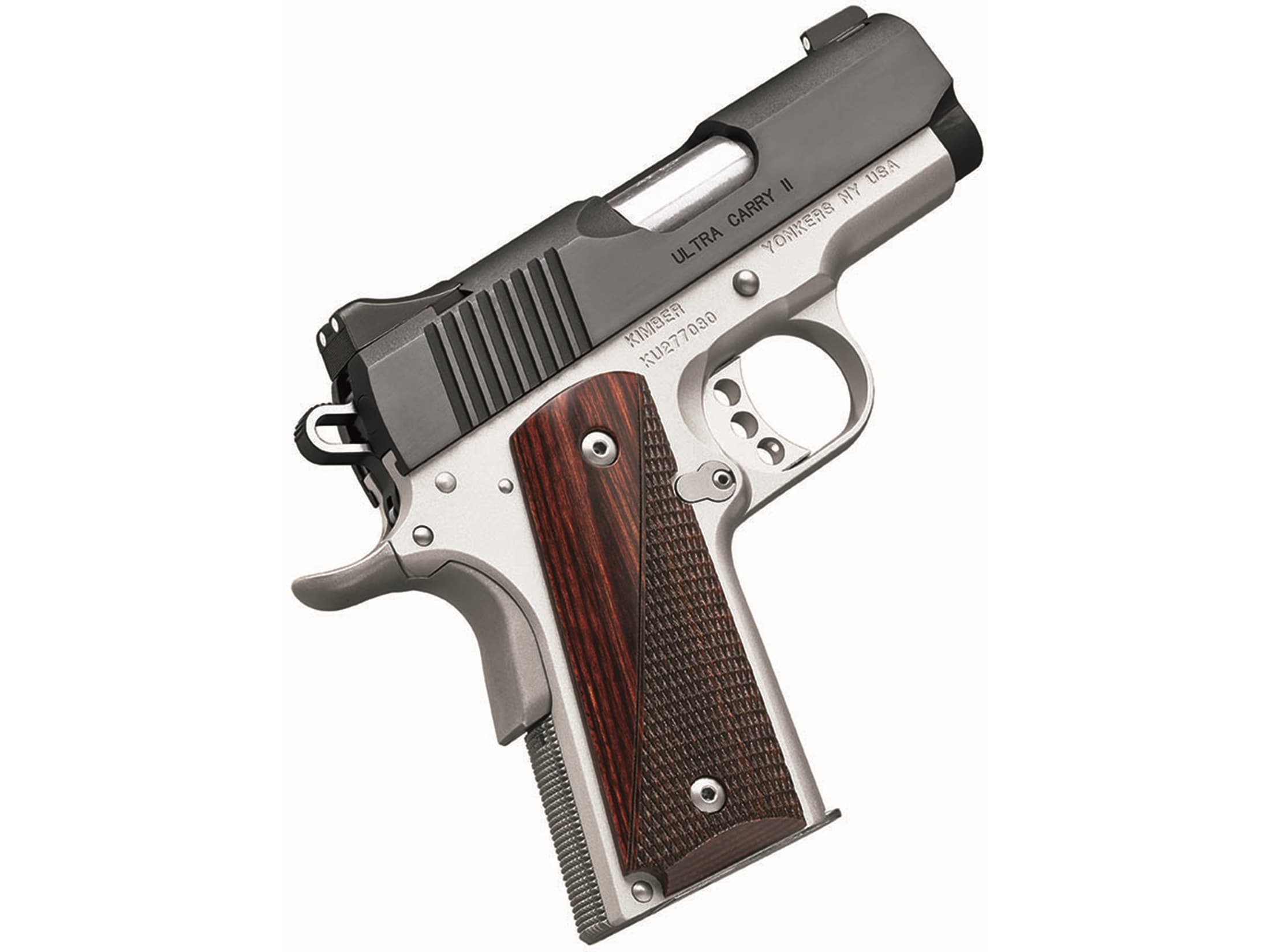 Image of Kimber Ultra Carry II 1911 Pistol 45 ACP 3" Barrel 7-Round Black Rosewood