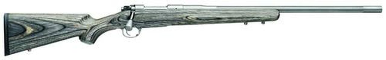 Image of Kimber 84M Pro Varmint RIfle, .22-250 Rem, 22", Gray Laminate, Polished SS