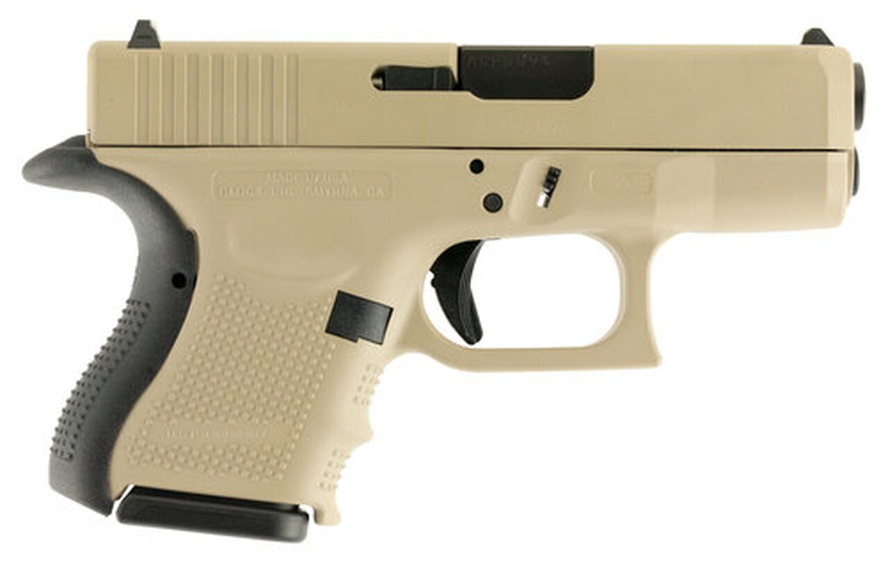 Image of Glock G26 Gen4, 9mm, 3.42", 10rd, Desert Tan