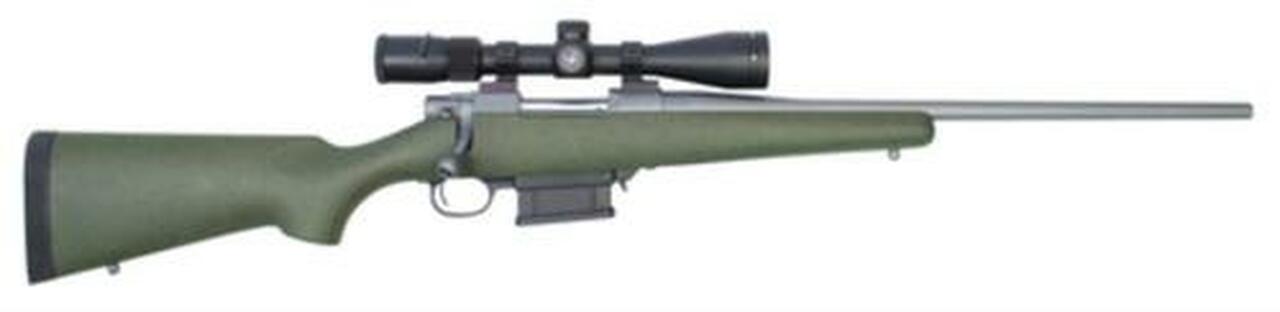 Image of Howa Alpine Mountain Rifle .243 Winchester 20" Barrel Cerakoted Barrel and Action 3-9x40mm Vortex Viper Scope Talley Rings and Base Ultimate LWT Stock Olive Drab Textured Finish 5rd